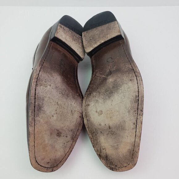 Cole Haan Mens Size 9.5 Brown NikeAir Tassel Slip On Formal Dress Loafer Shoes main image 8